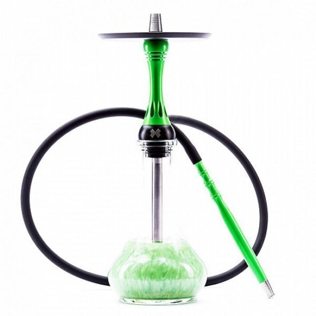 Кальян Alpha Hookah Model X - Green Fluor