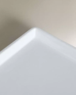 ZARA HOME ПОДНОС ИЗ БЕЛОГО ФАЯНСА ДЛЯ ВАННОЙ, БЕЛЫЙ