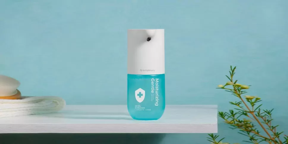 Дозатор сенсорный для жидкого мыла Xiaomi Simpleway Auto Foaming Hand Wash 300ml (ZDXSJ02XW) желтый