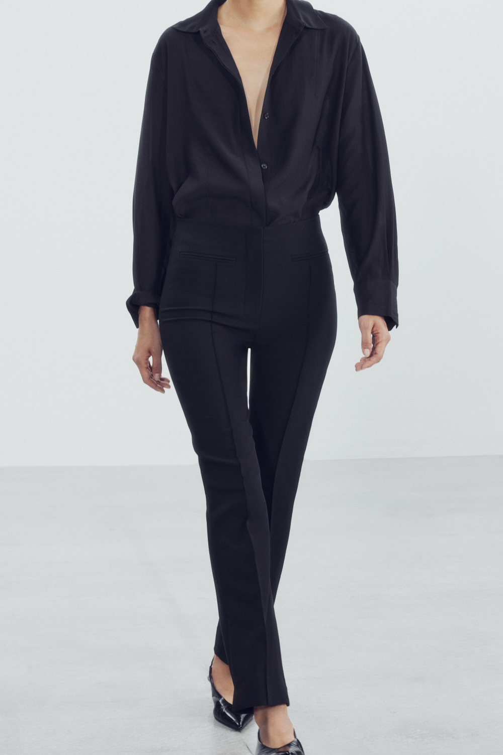 БРЮКИ СО СТРЕЛКАМИ — ZW COLLECTION — ZARA
