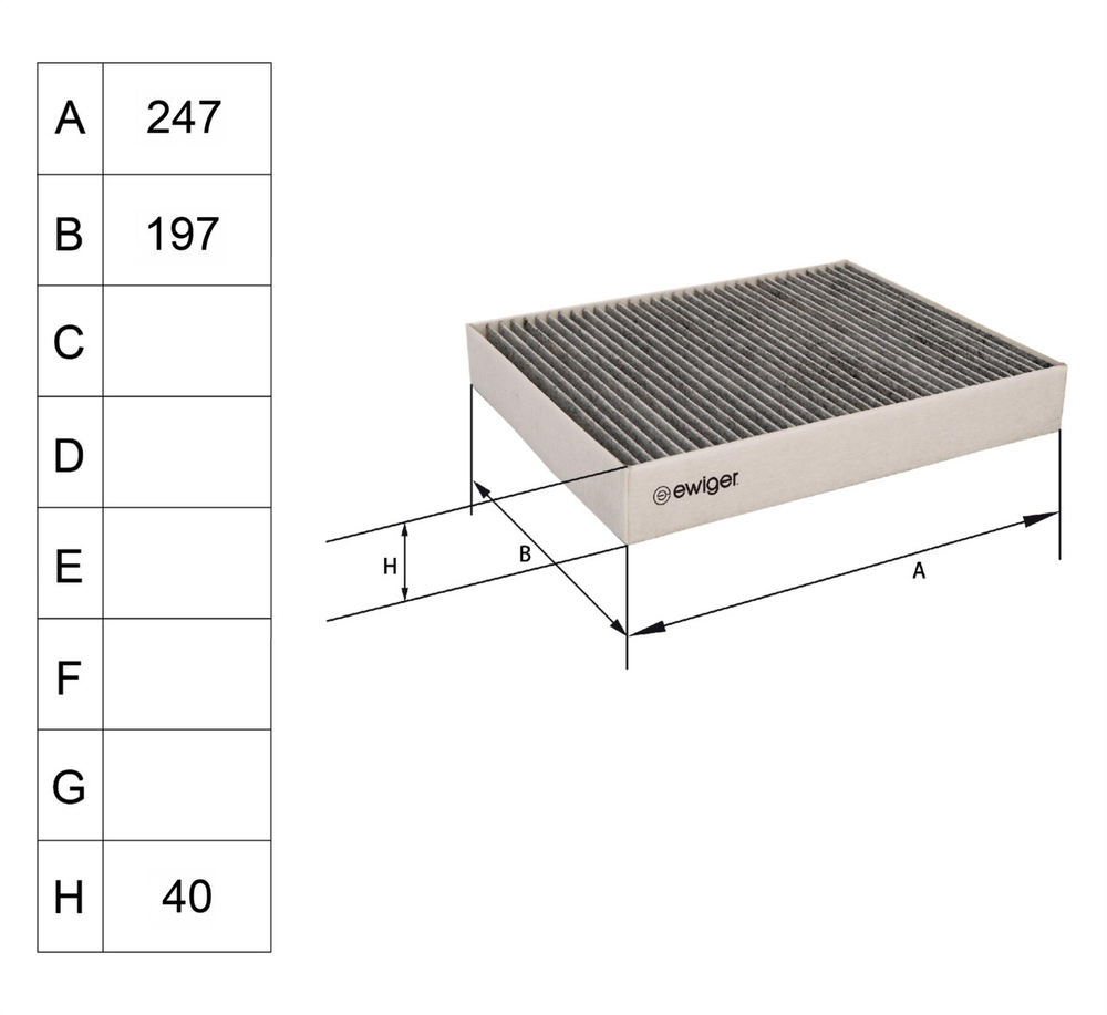 EWIGER - EW111070514-EWI - Filter, cabin air