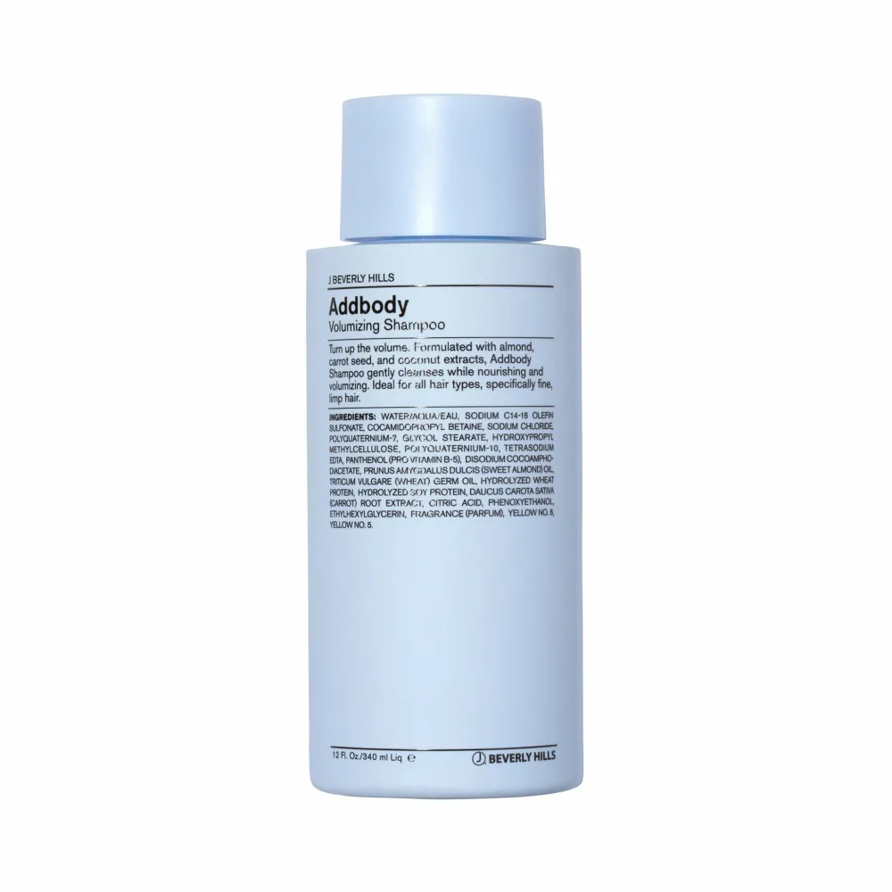 J BEVERLY HILLS Шампунь для придания объема волосам Addbody Volumizing Shampoo 340мл