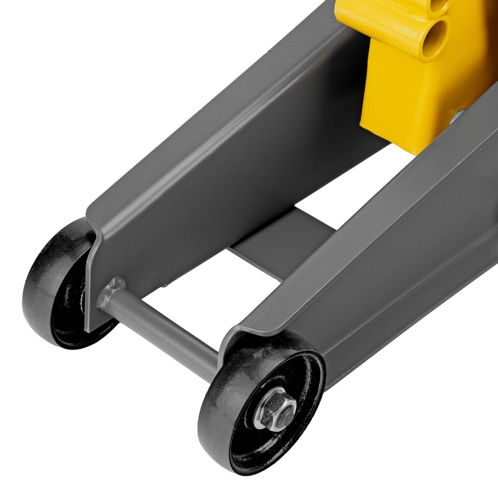 Домкрат гидравлический подкатной с фиксатором, 3 т, 190-532 мм, SUV Denzel