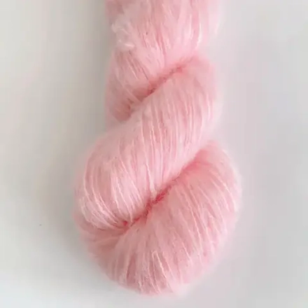 brushed cashmere yarn розовый 22