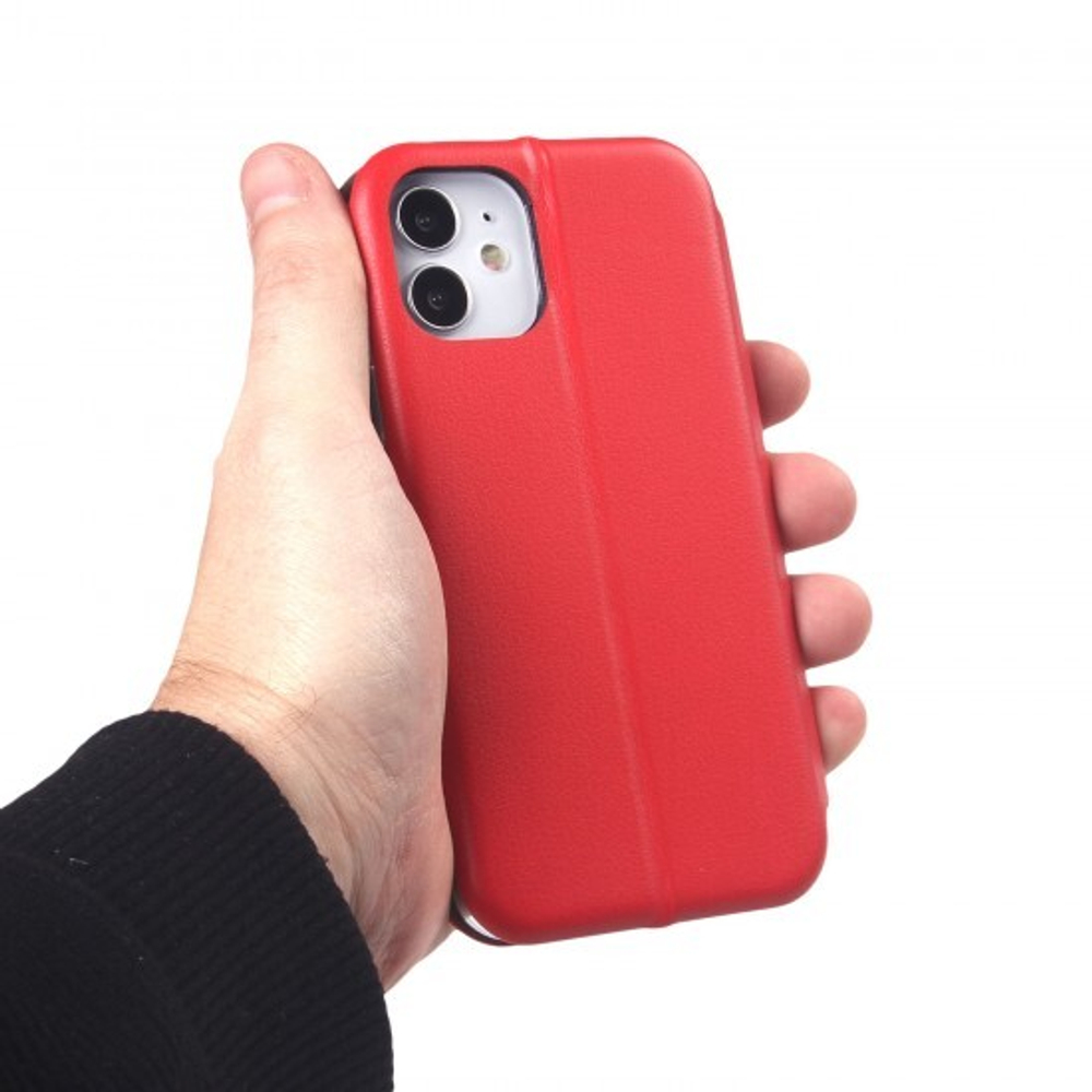 Чехол-книжка для iPhone 12, 009805 Розовое золото