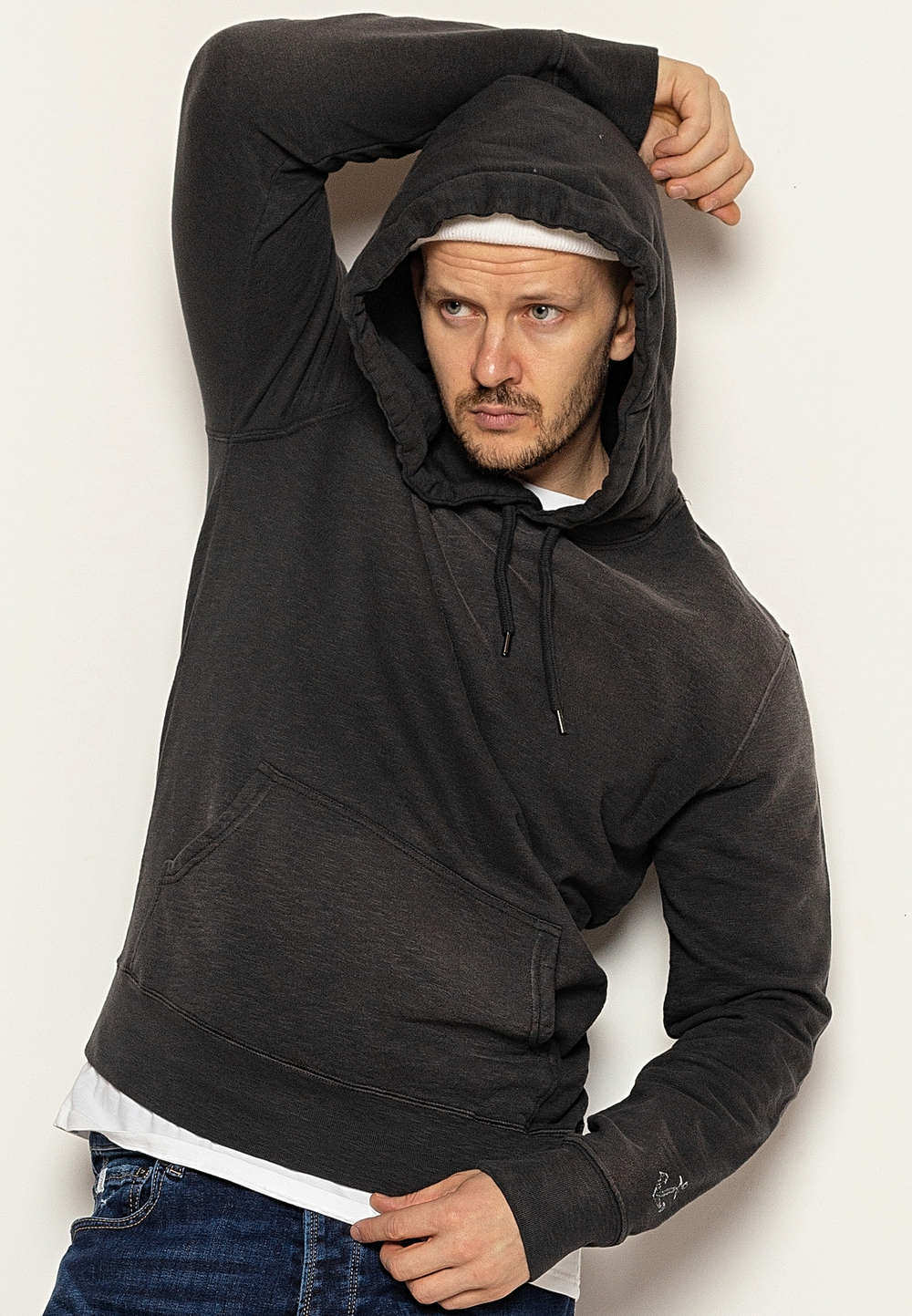 Худи Bowery NYC Fleece Spray Pirate Black