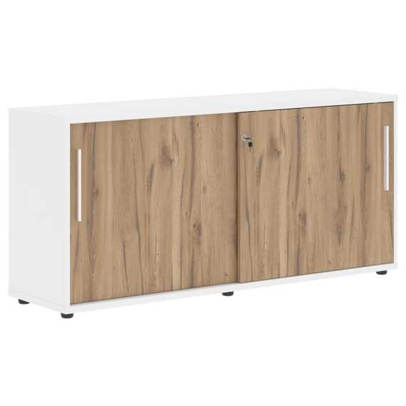 Шкаф низкий с дверьми купе ELC 1643  1606х430х750 EDIS
