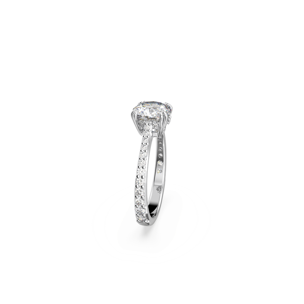 CONSTELLA:RING RND M WHITE/RHS 52
