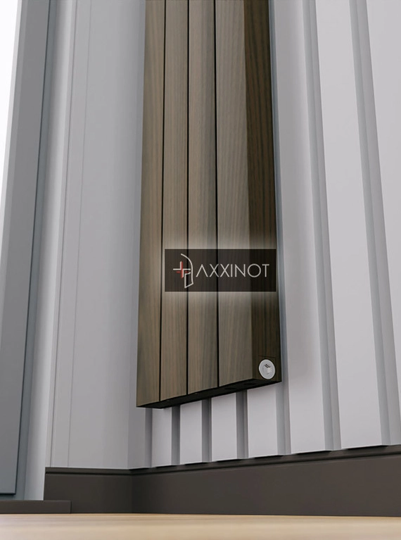 Axxinot Barkas V 1500 - вертикальный алюминиевый радиатор высотой 1530 мм
