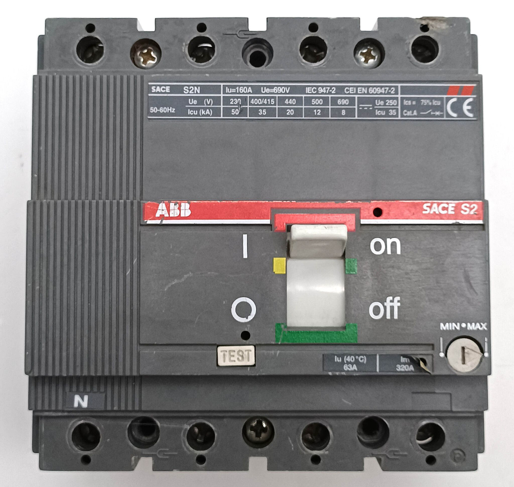 Выключатель автоматический ABB SACE S2N 160a 690v. Товар уцененный