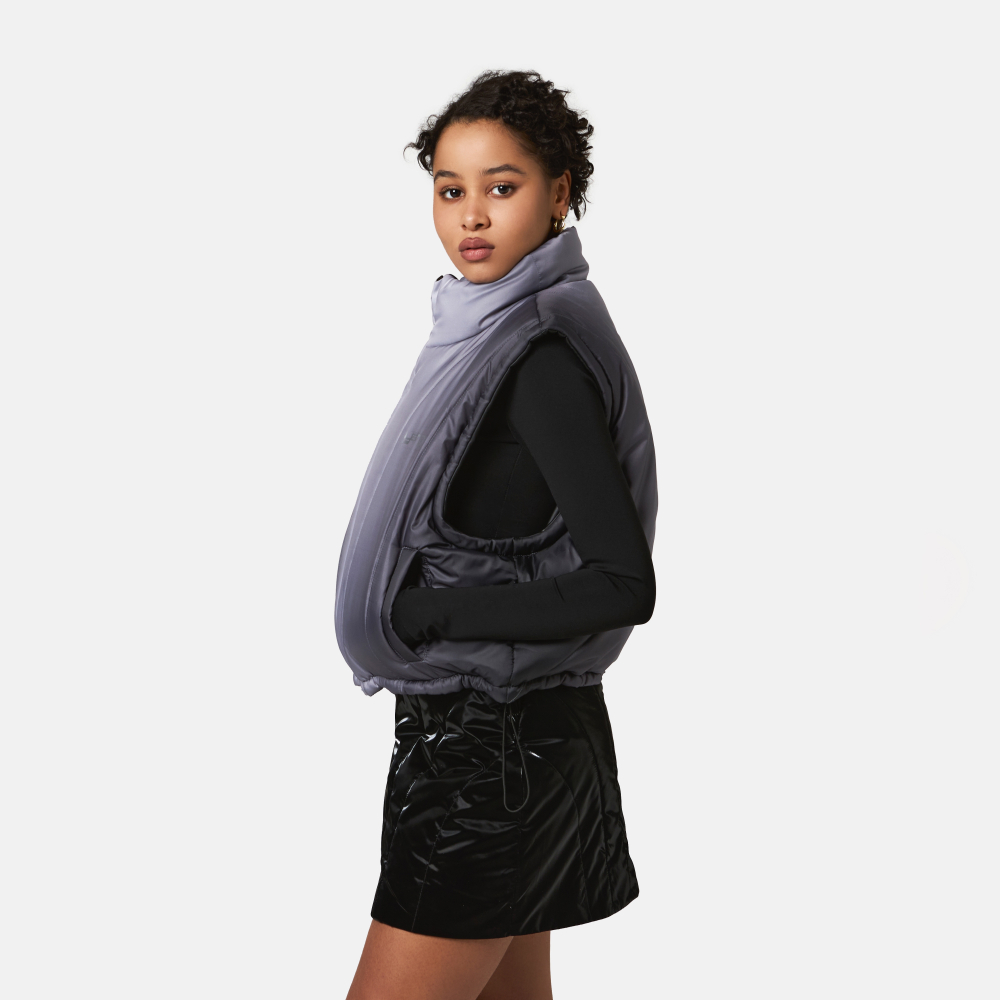 BLACK GRADIENT VEST