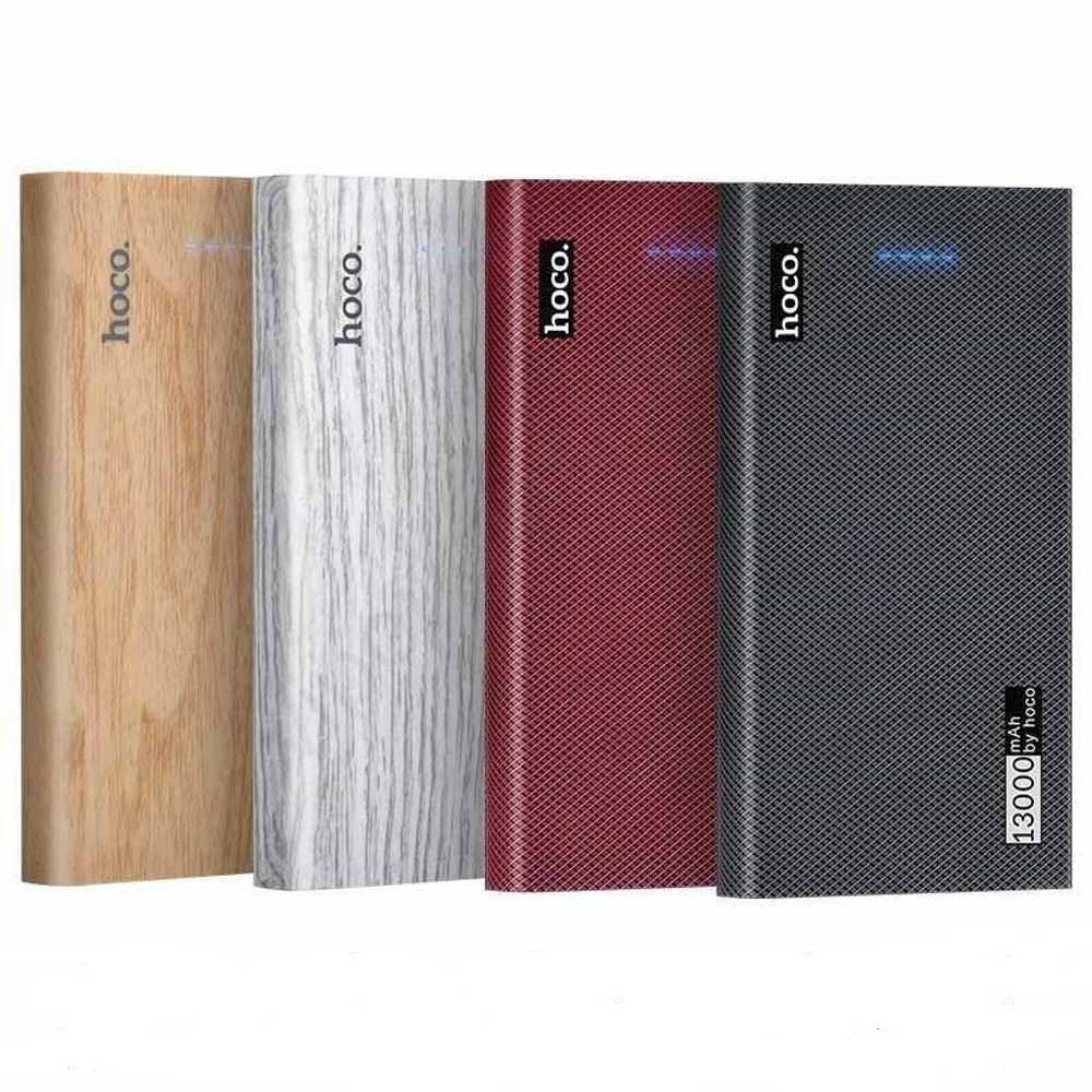 Внешний Аккумулятор (Power Bank) Hoco B36 13000 mAh (5,0V - 2A, 2USB) Коричневый