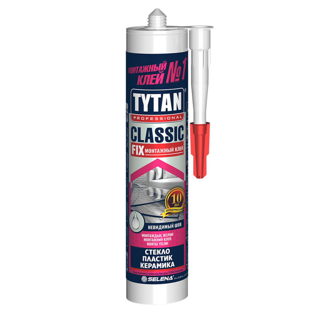 Жидкие гвозди TYTAN Classic Fix (каучук.) прозрачный 310мл
