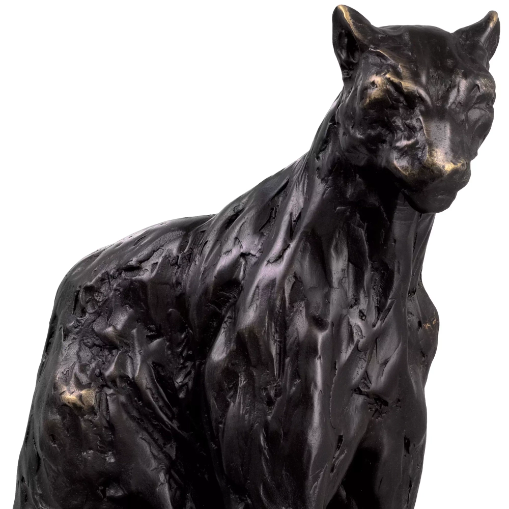 Декор Sculpture Sitting Panther арт.116708
