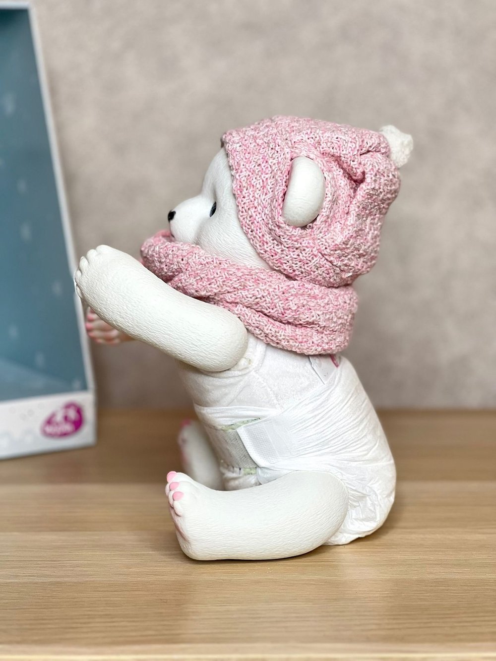 Игрушка мягконабивная 35см АниРеал Медвежонок (60160)