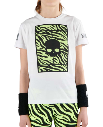 Футболка для мальчика теннисная Hydrogen Tennis Court Cotton T-Shirt - белый