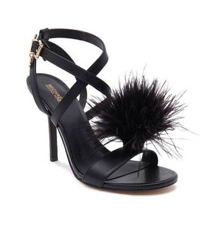 Кожаные босоножки на шпильках whitby heeled Michael Kors - черный(40H3WBHS1L)