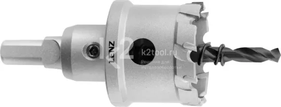 Коронка с твердосплавными напайками LENZ Ø65х25 мм, арт. LZCS-065