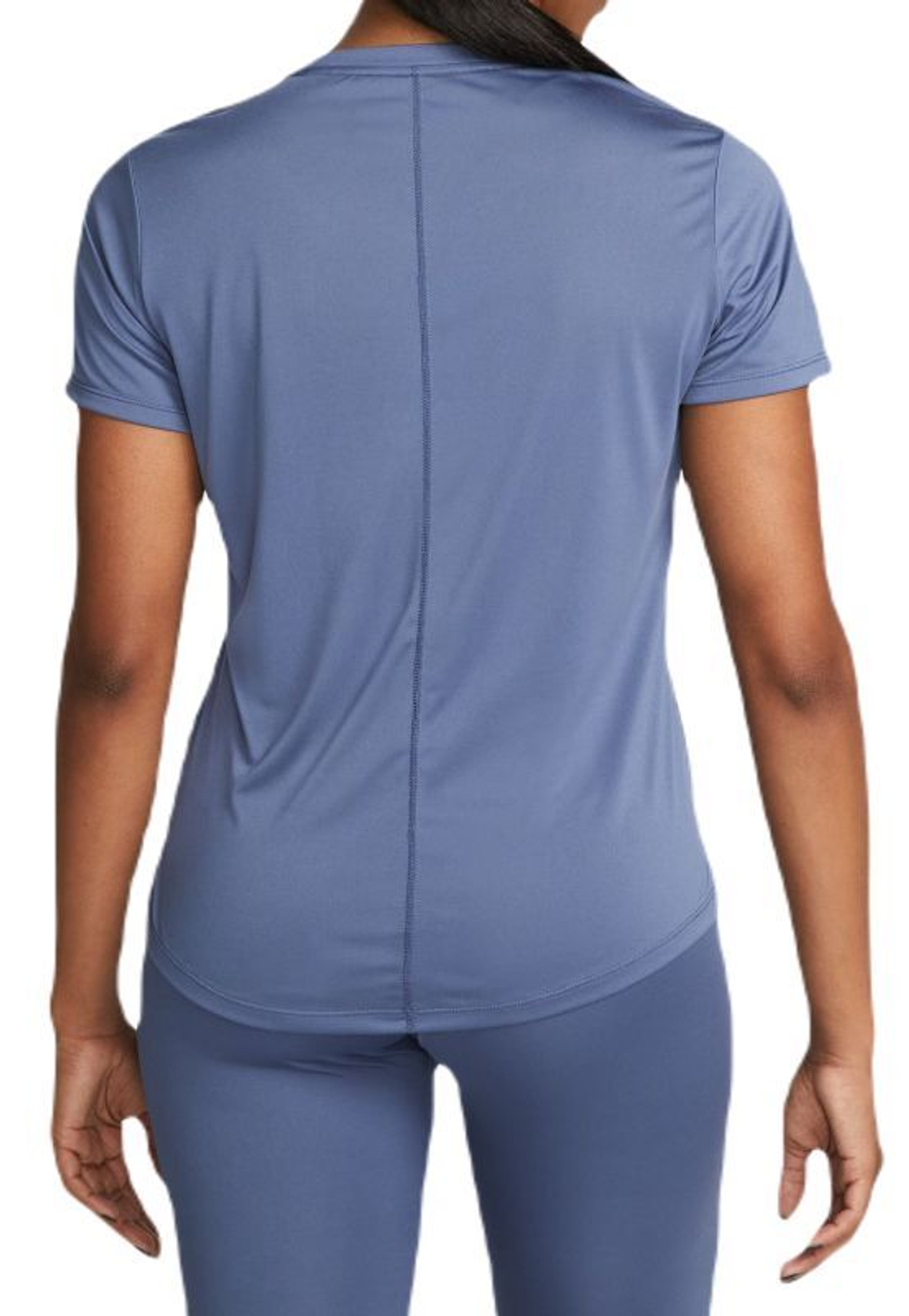 Женская теннисная футболка Nike Dri-FIT One Short Sleeve Standard Fit Top - diffused blue/white