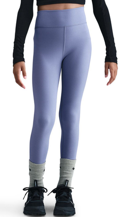 Брюки для девочки теннисные Nike Girls One Dri-FIT High-Waisted - world indigo/white