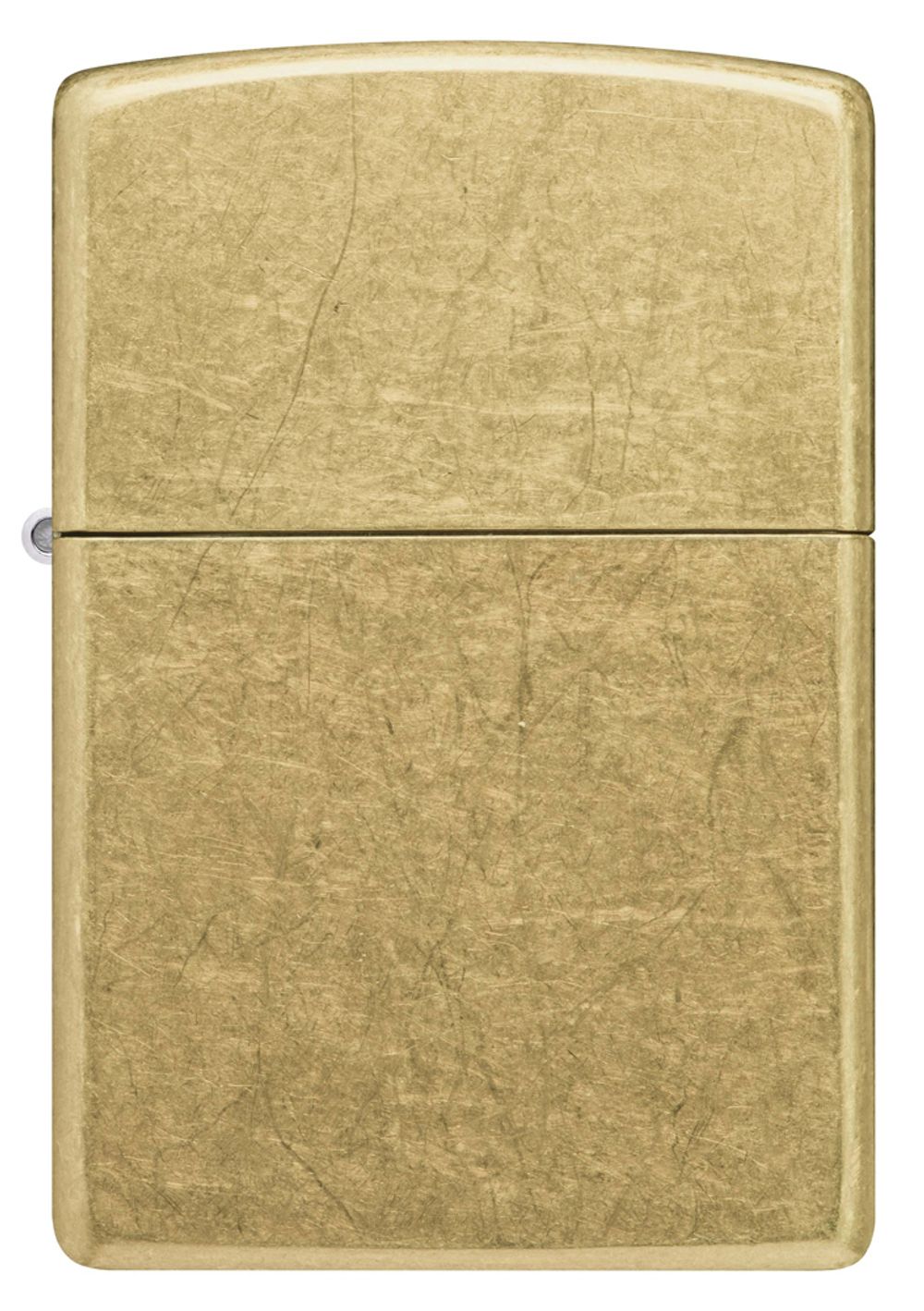 Зажигалка Zippo Classic с покрытием Street Brass золотистая (48267)