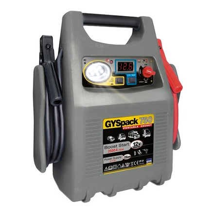 GYSPACK 750 Автономное пусковое устройство , пусковой ток 2500А, 12 В / 26 А/ч, GYS (Франция)