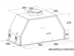 Вытяжка MAUNFELD VIVID 603EM нержавеющая сталь