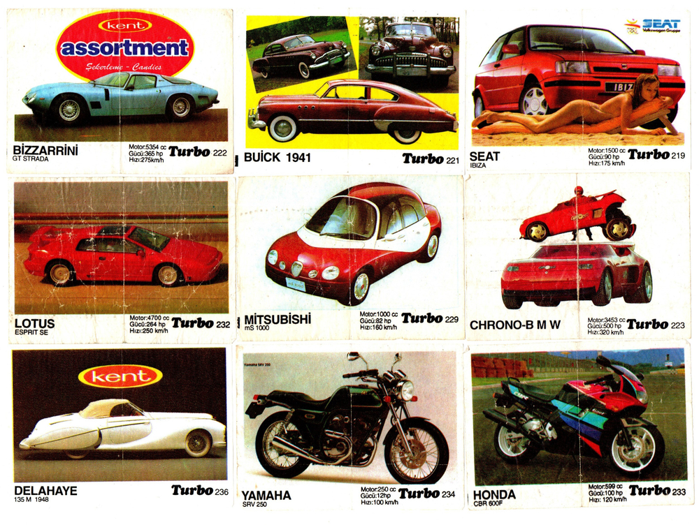 Вкладыш TURBO Турбо - Черная серия (набор 20 штук) - № 126, 191, 195, 196, 201, 202, 203, 212, 218, 219, 221, 222, 223, 229, 232, 233, 234, 236, 238, 239
