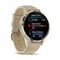 Умные часы Garmin Venu 3S цвета французский серый с кожаным ремешком с золотистым безелем