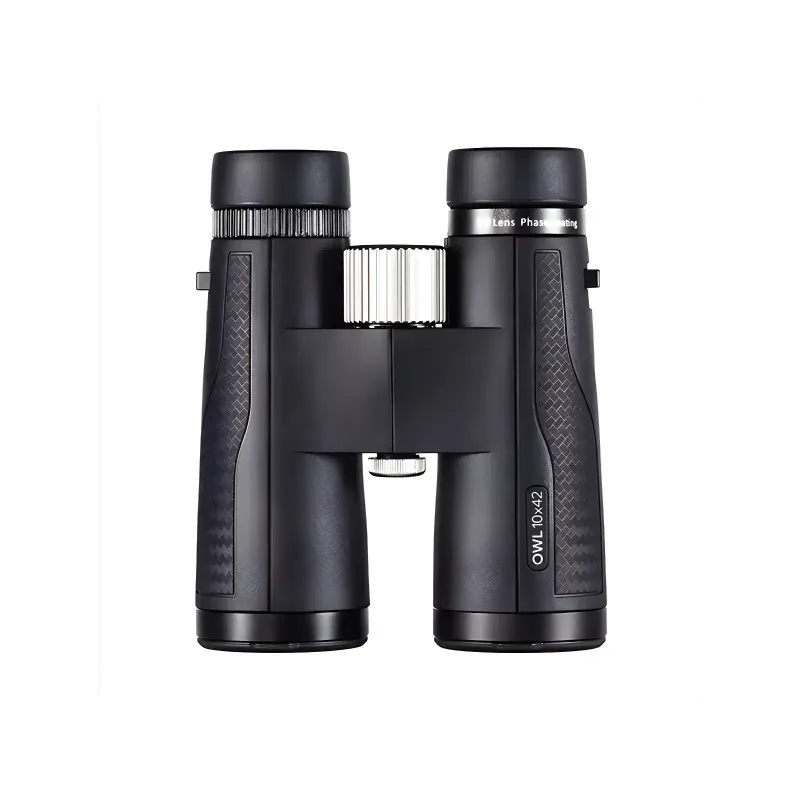 Бинокль TRD OWL 10x42 в сложенном виде, вид спереди