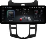 Магнитола для KIA Cerato 2 2008-2013 (климат, рамка черная) - Teyes CC4PRO монитор 12.3" 2K QLED + рамка 9, Android 13, Быстрейшая, Snapdragon 778G, ИИ, CarPlay, DSP, 4G SIM-слот
