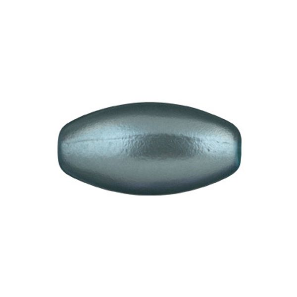 Бусины пластик 4х8 мм, 100±5 шт, /РП/, №12 св.голубой, Zlatka PFB-27