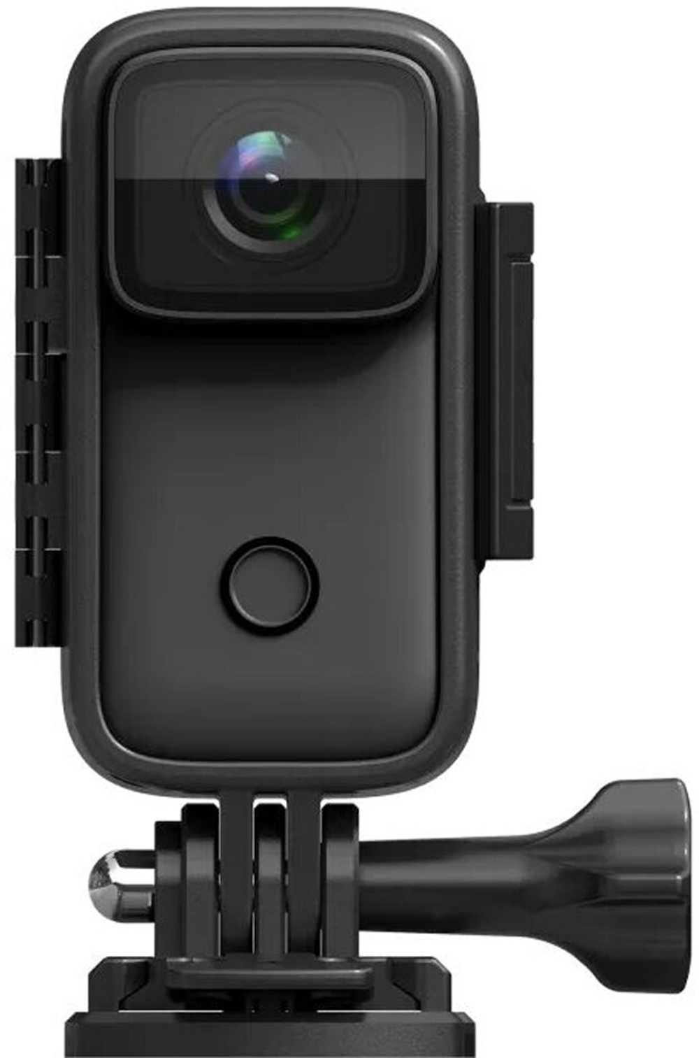 Экшн камера SJCam C200 черная с креплением, цифровым стабилизатором, водонепроницаемая 4K Ultra HD на шлем, голову, грудь, велосипед