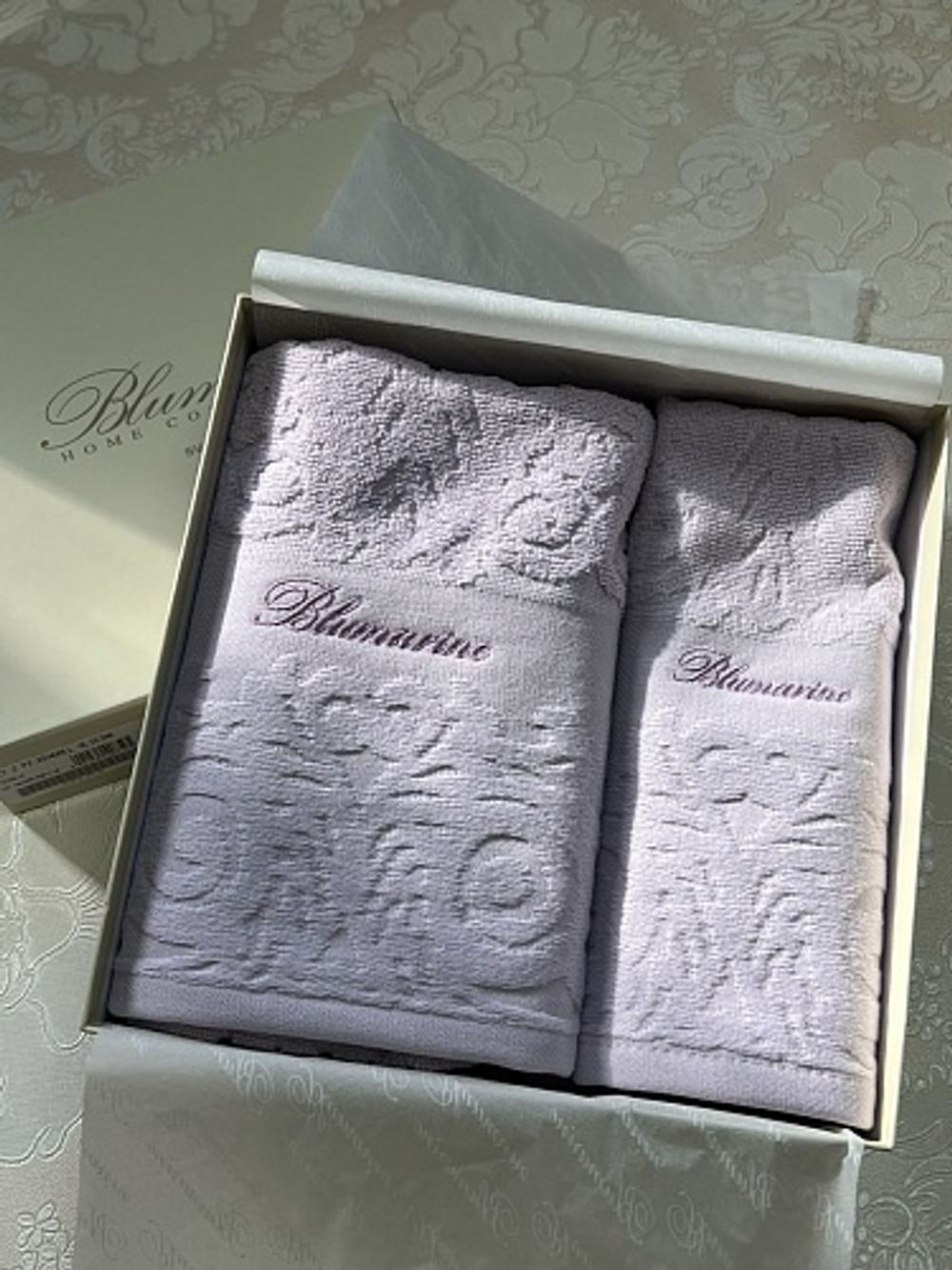 Комплект полотенец 2шт Blumarine Kendall Glicine