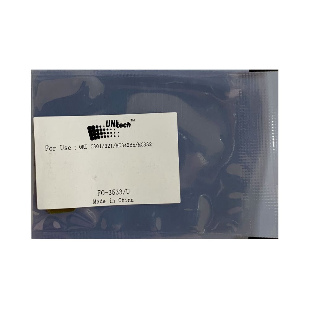 Чип к-жа OKI C301/C321/MC332/MC342 (1,5K) yellow UNItech(Apex)