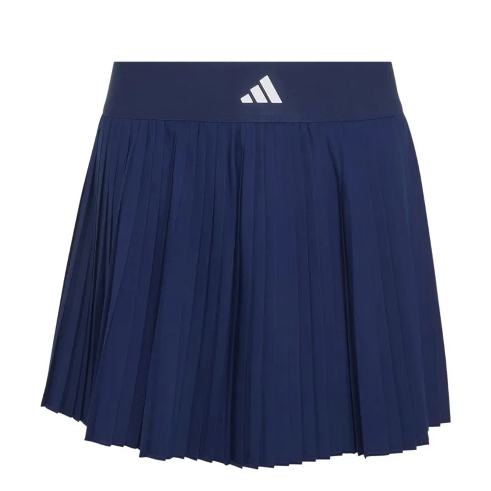 Детская теннисная юбка Adidas Girls Club Pleated - dark blue/white