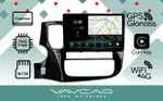 Магнитола для Mitsubishi Outlander 3 2012-2022 (левый руль) - Vaycar VA47-1006-2K на Android 13, Быстрая, 2K QLED, CarPlay, 4G SIM-слот