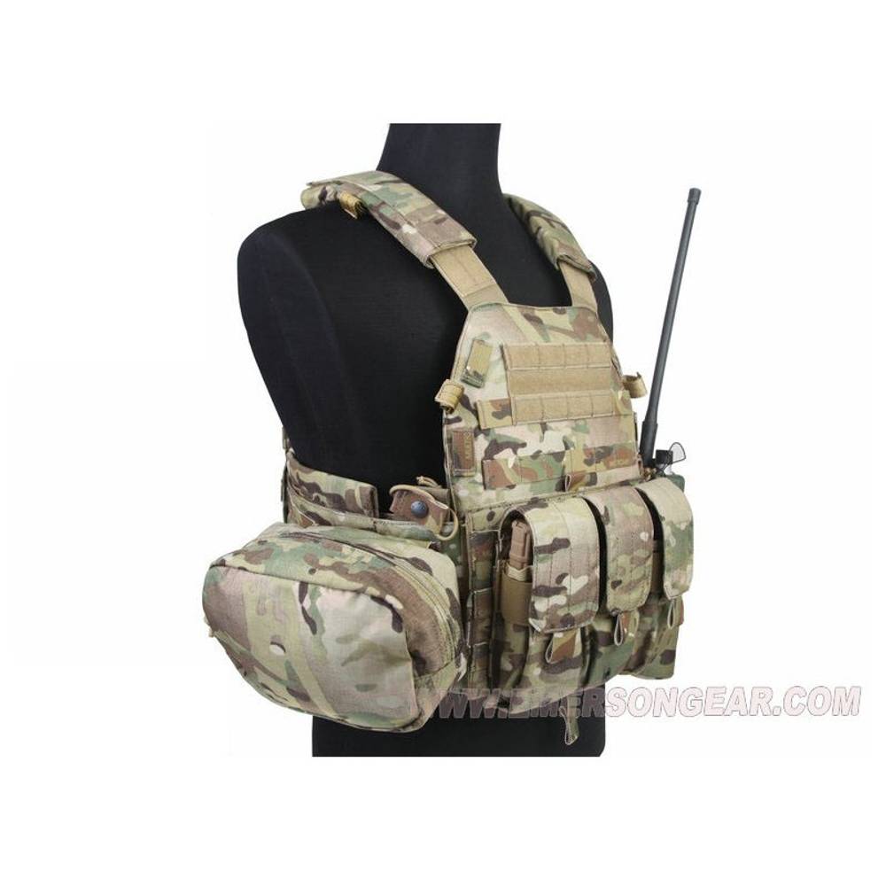 Тактический жилет с 3-мя подсумками EmersonGear LBT6094A style Plate Carrier w 3 pouches