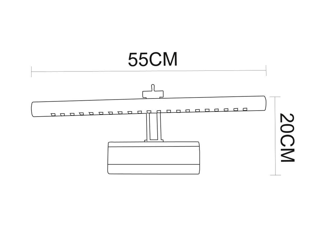 Светильник настенный Arte Lamp Picture Lights Led A1107AP-1CC