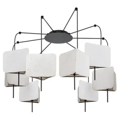 Подвесная люстра Arte Lamp TRIXIE A7084SP-8BK, 8хE14