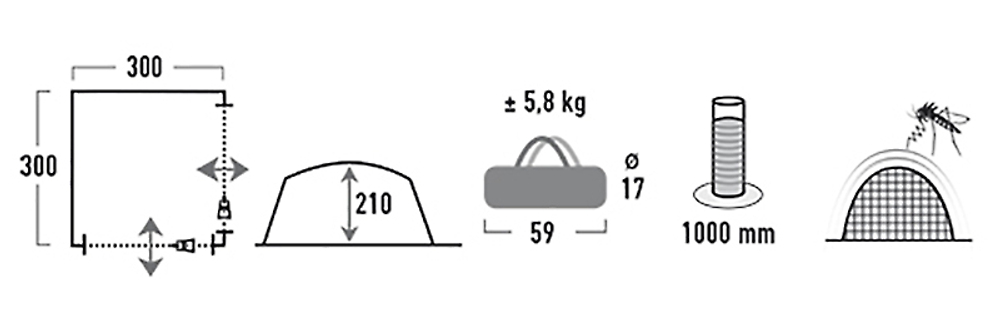 Шатер High Peak Pavillon [14047]