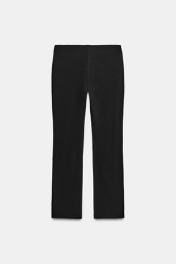 ZARA БРЮКИ С КАРМАНАМИ НА МОЛНИИ, ЧЕРНЫЙ