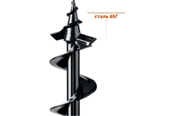 Шнек для мотобуров, грунт, d=300 мм, однозаходный Зубр 7051-30