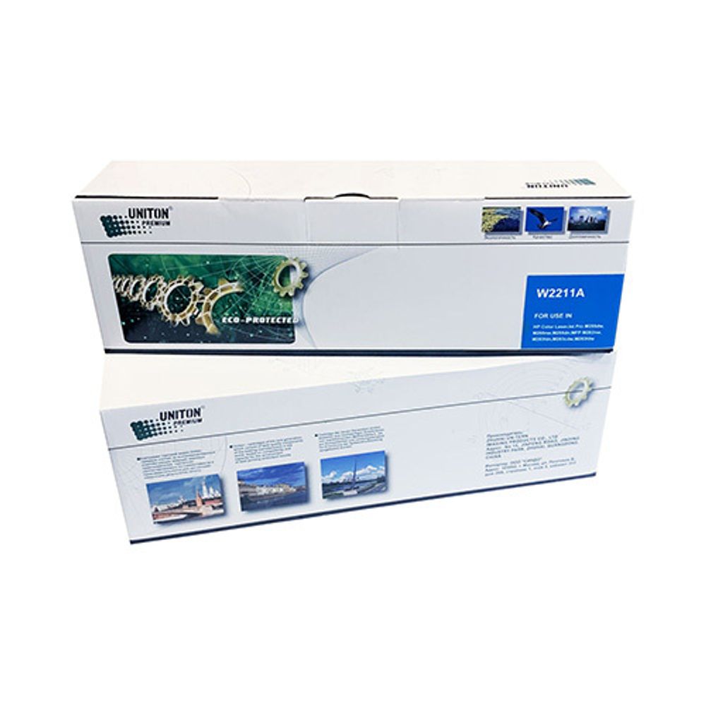 Картридж UNITON, аналог HP W2211A (207A) для Color LJ M255/M282/M283 (1.25K) голубой