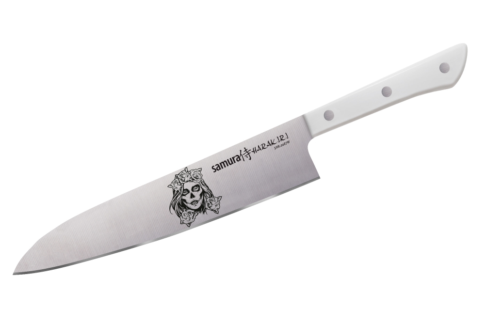 Нож Гранд-Шеф 24см Samura Harakiri SHR-0087W/A