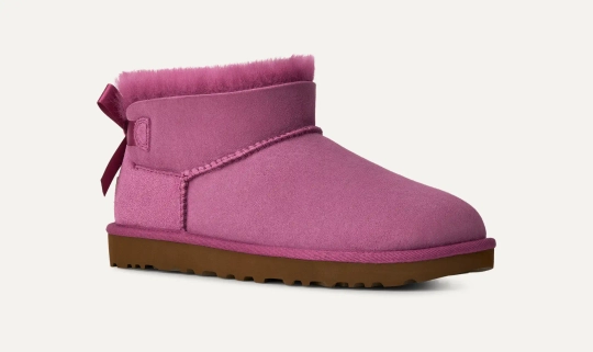 UGG Угги Ultra Mini Bailey Bow, фиолетовый
