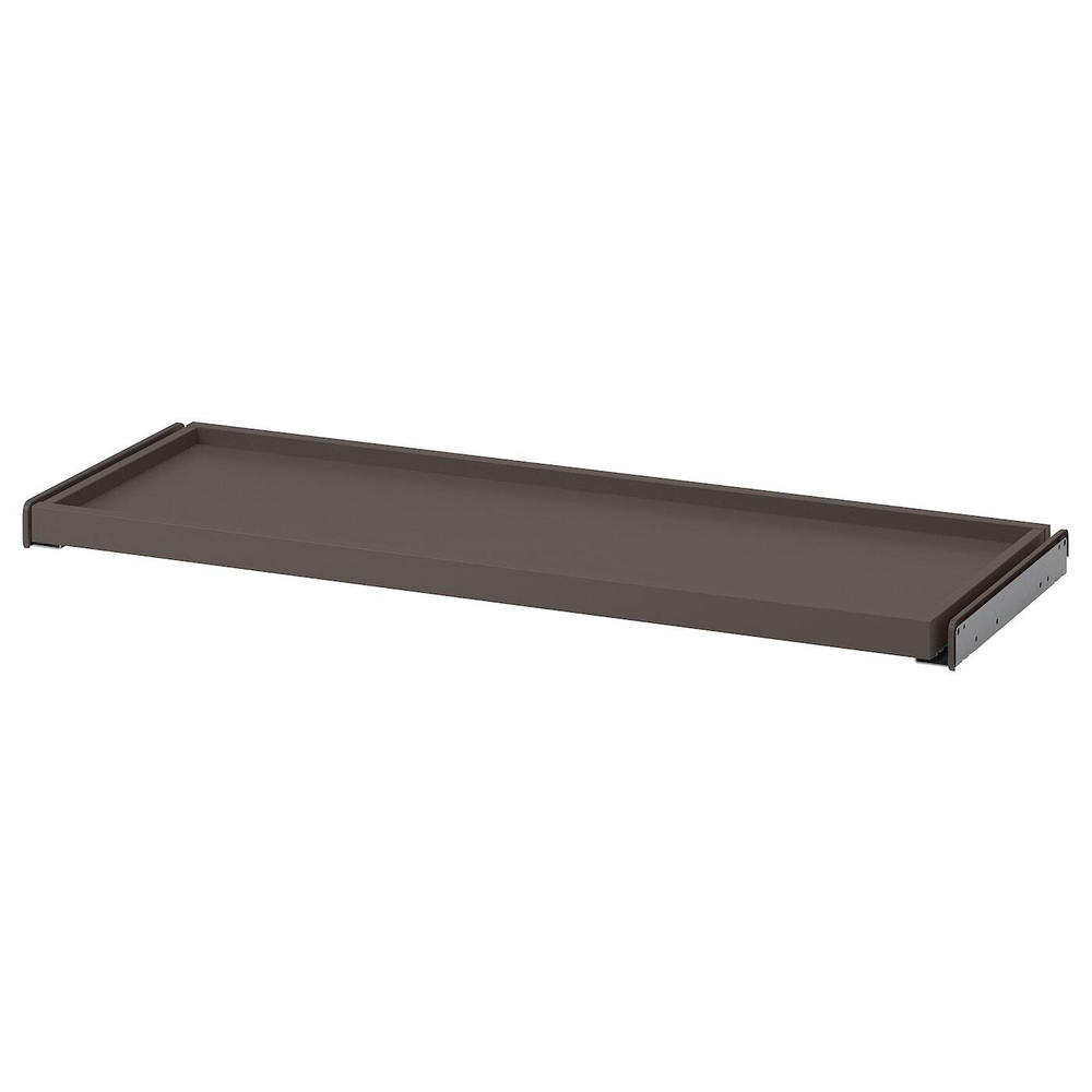 IKEA KOMPLEMENT (ИКЕА КОМПЛИМЕНТ) — Выдвижной поднос, темно-серый, 100x35 см