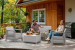 Комплект мебели Сканди (Scandi Linea 2 Seater Set) пепельно-серый