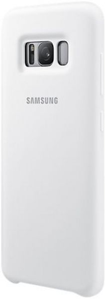 Клип-кейс Samsung Silicone Cover для Galaxy S8 (белый)