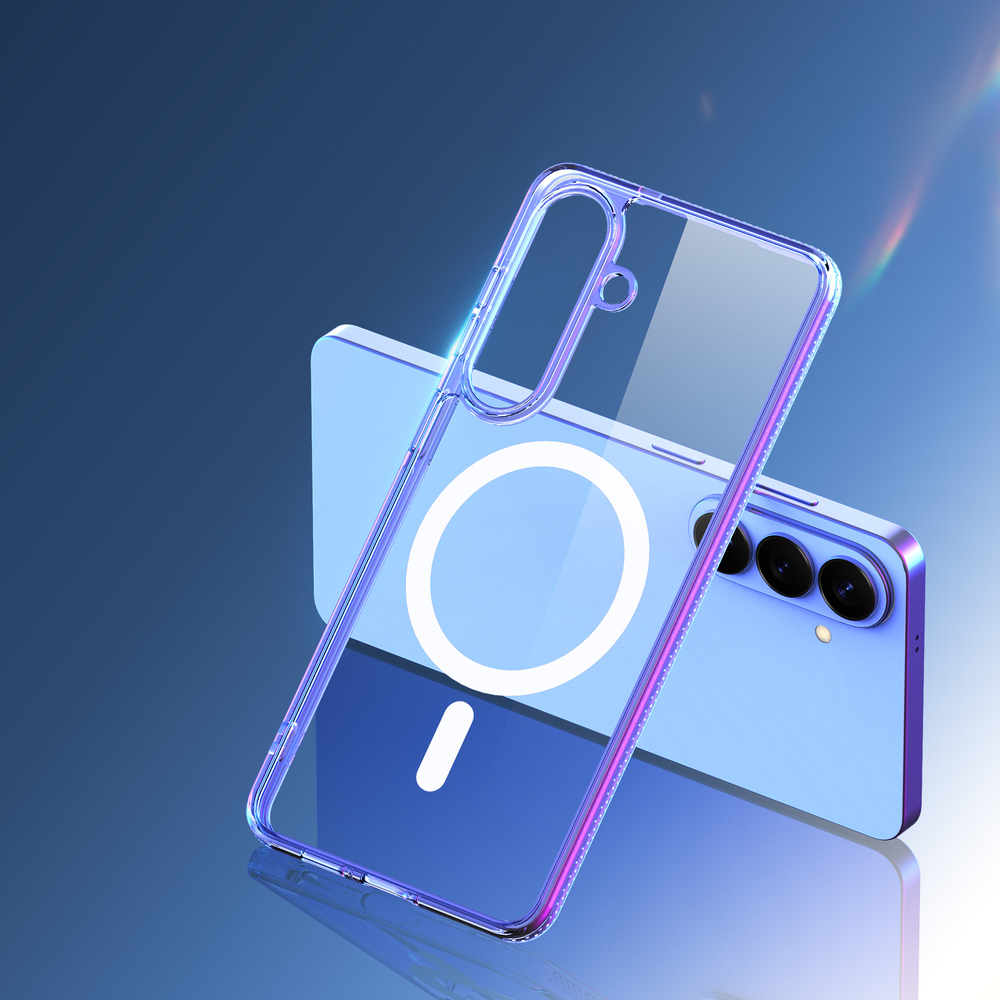 Усиленный прозрачный чехол с MagSafe для Samsung Galaxy S26+ Плюс, серия Clin Mag Series от Dux Ducis
